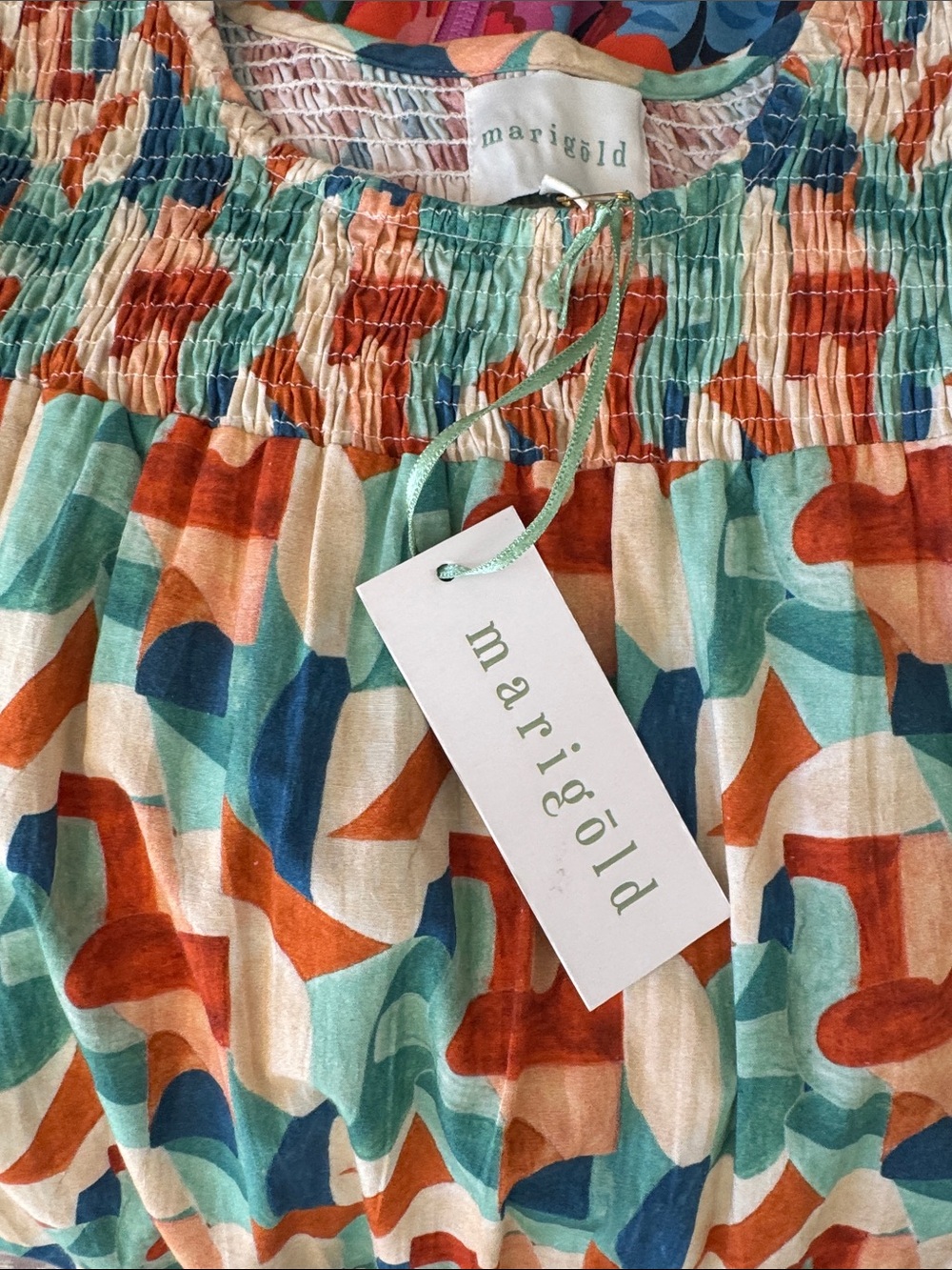 NWT Tuckernuck Marigold Printed Dress Size XS - Picture 8 of 8